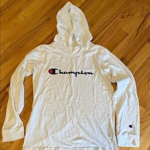 Champion Classic White Long Sleeve Tee